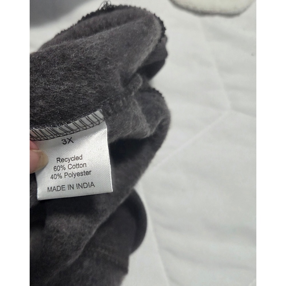 Attitude Not Included Women 3X Charcoal Grey Western Graphic Sweatshirt Pink New - Picture 4 of 4